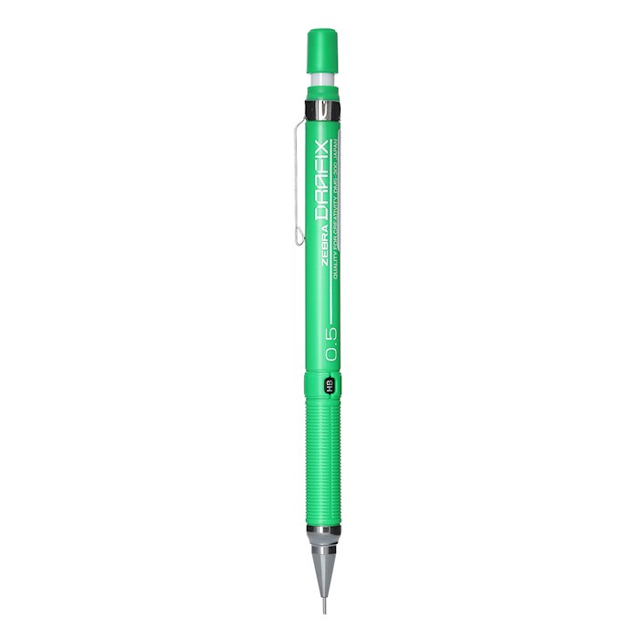 مداد نوکی 0.5 میلی متری زبرا مدل drafix سبز